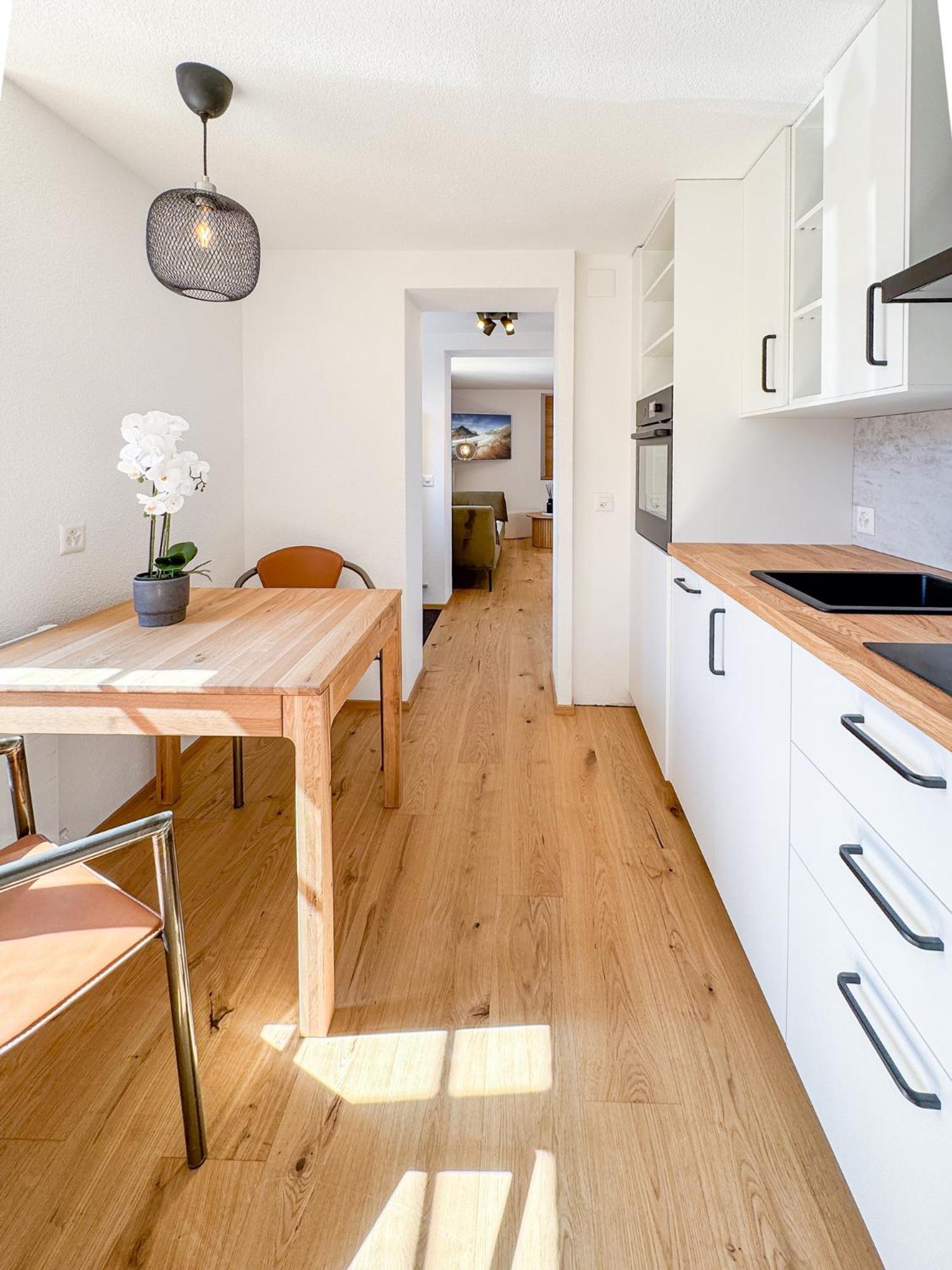 Zer Treichi Appartements Fiesch Bagian luar foto